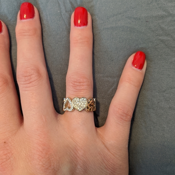 Coach heart ring size 7 - Picture 7 of 7